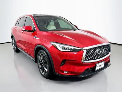 Red 2020 INFINITI QX50 AUTOGRAPH