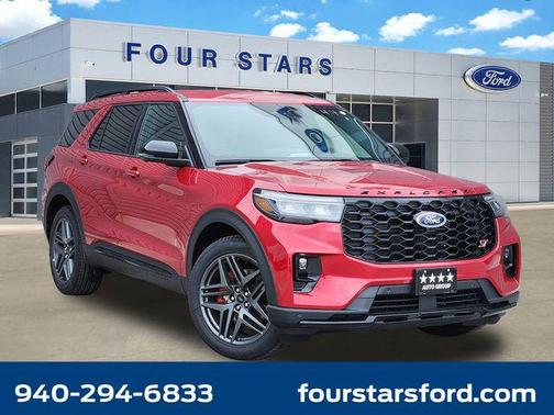 Rapid Red Metallic Tinted Clearcoat 2026 Ford Explorer ST