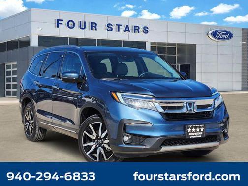 Blue 2022 Honda Pilot AWD Elite