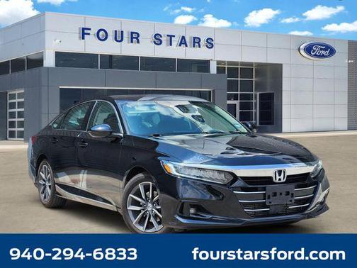 Crystal Black Pearl 2022 Honda Accord EX-L 1.5T