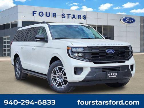 Star White Metallic Tri-Coat 2026 Ford Expedition Max Active 4x2