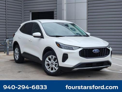 Star White Metallic Tri-Coat 2023 Ford Escape Active