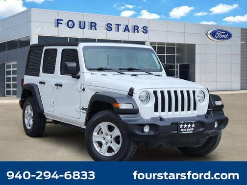 Bright White Clearcoat 2022 Jeep Wrangler Unlimited Sport