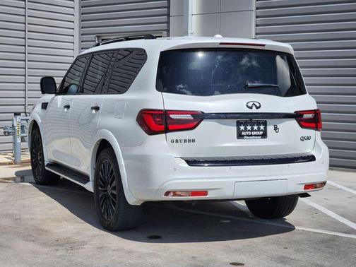 Moonstone White 2023 INFINITI QX80 SENSORY