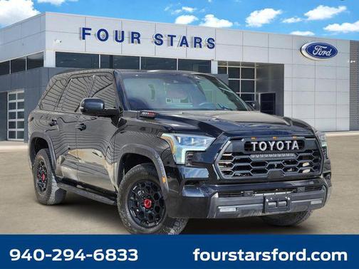 Midnight Black Metallic 2025 Toyota Sequoia TRD Pro