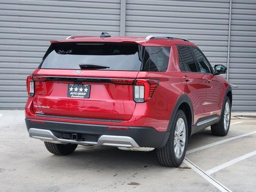 Rapid Red Metallic Tinted Clearcoat 2026 Ford Explorer Platinum
