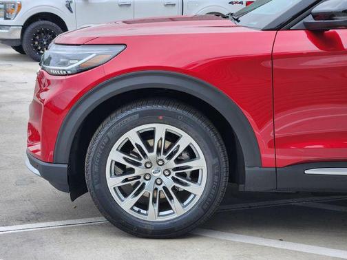 Rapid Red Metallic Tinted Clearcoat 2026 Ford Explorer Platinum