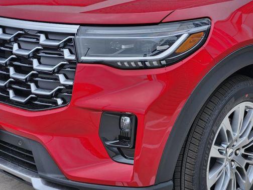 Rapid Red Metallic Tinted Clearcoat 2026 Ford Explorer Platinum