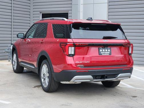 Rapid Red Metallic Tinted Clearcoat 2026 Ford Explorer Platinum
