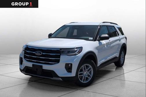 Star White Metallic Tri-Coat 2026 Ford Explorer Active