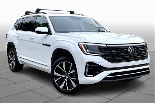 Opal White Pearl 2024 Volkswagen Atlas 2.0T SEL Premium R-Line 4MOTION