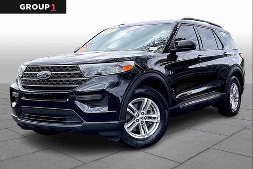 AGATE BLACK METALLIC 2023 Ford Explorer XLT
