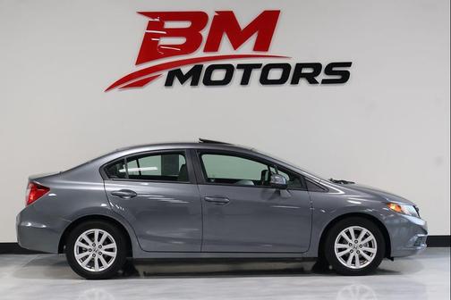 Gray 2012 Honda Civic EX