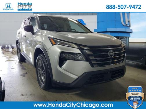 Brilliant Silver Metallic 2024 Nissan Rogue S