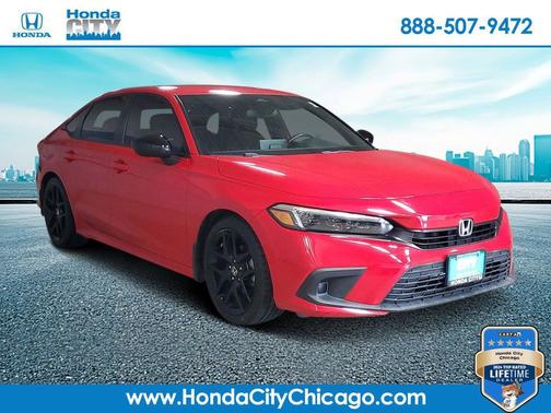 Rallye Red 2022 Honda Civic Sport