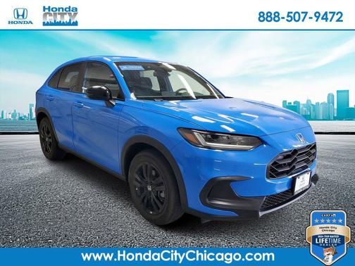 Boost Blue Pearl 2026 Honda HR-V AWD Sport