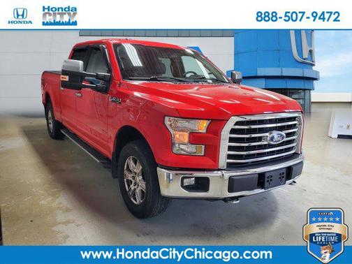 Red 2015 Ford F-150