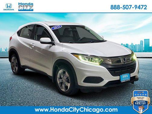 Platinum White Pearl 2021 Honda HR-V LX
