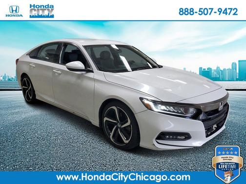 Platinum White Pearl 2020 Honda Accord Sport 1.5T