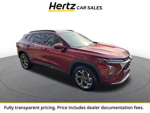Crimson Metallic 2025 Chevrolet Trax LT