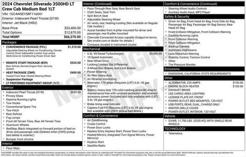 2024 Chevrolet Silverado 3500 LT