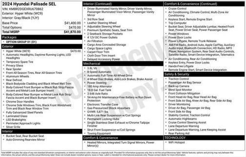 2024 Hyundai PALISADE SEL