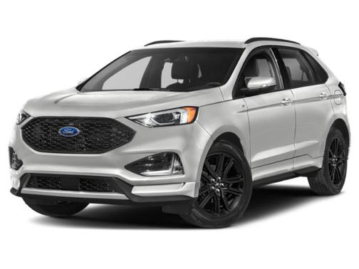 Star White Metallic Tri-Coat 2020 Ford Edge ST