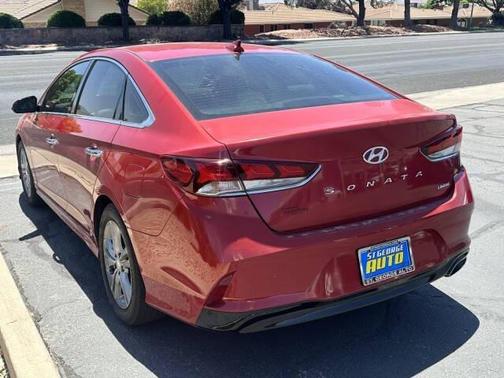 Scarlet Red 2018 Hyundai SONATA Limited