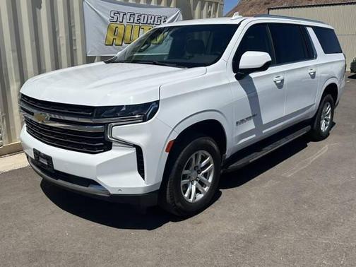 Summit White 2023 Chevrolet Suburban LT