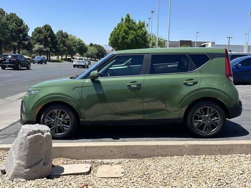 Undercover Green 2022 Kia Soul EX
