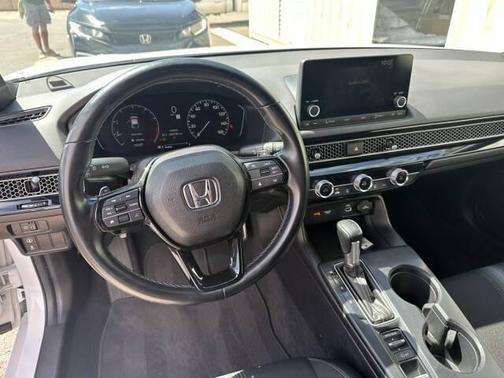 Platinum White 2023 Honda Civic Sport