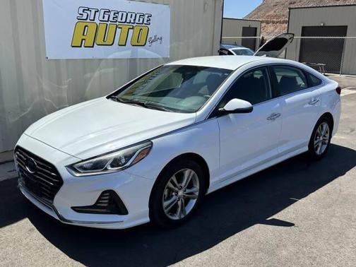Quartz White Pearl 2018 Hyundai SONATA SEL