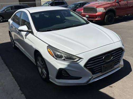 Quartz White Pearl 2018 Hyundai SONATA SEL