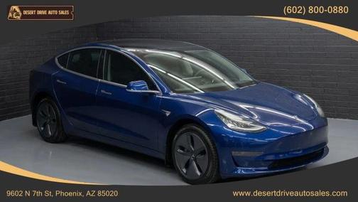Blue 2020 Tesla Model 3 Standard Range