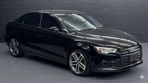 Brilliant Black 2019 Audi A3 2.0T Titanium Premium