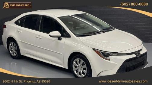 White 2020 Toyota Corolla LE