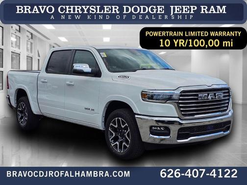 Bright White Clearcoat 2026 RAM 1500 Laramie