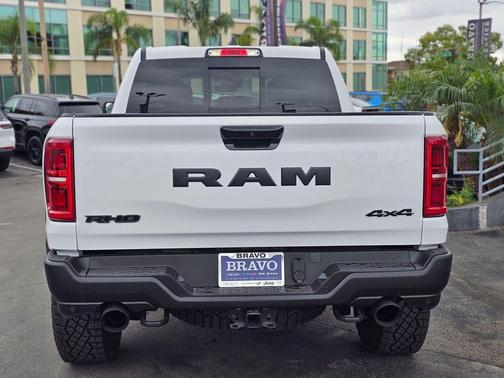 Bright White Clearcoat 2026 RAM 1500 RHO Crew Cab 4x4 5'7' Box