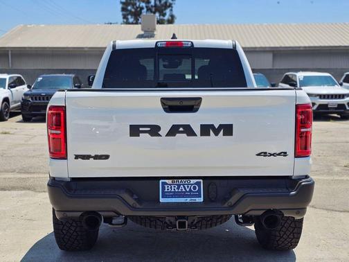 Bright White Clearcoat 2026 RAM 1500 RHO Crew Cab 4x4 5'7' Box