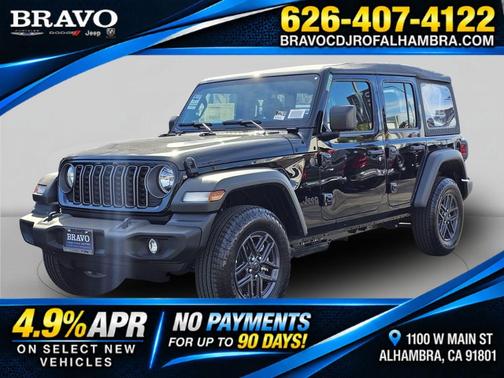 Black Clearcoat 2026 Jeep Wrangler Sport S