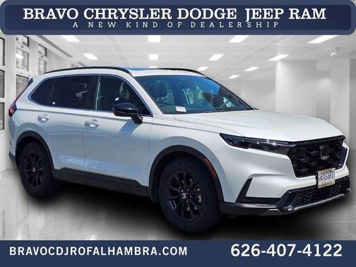 Platinum White Pearl 2024 Honda CR-V Hybrid Sport FWD
