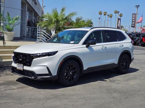 Platinum White Pearl 2024 Honda CR-V Hybrid Sport FWD