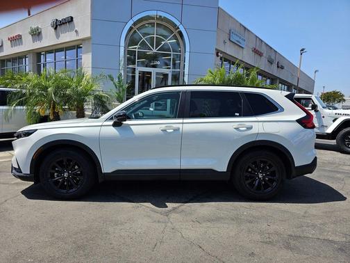 Platinum White Pearl 2024 Honda CR-V Hybrid Sport FWD