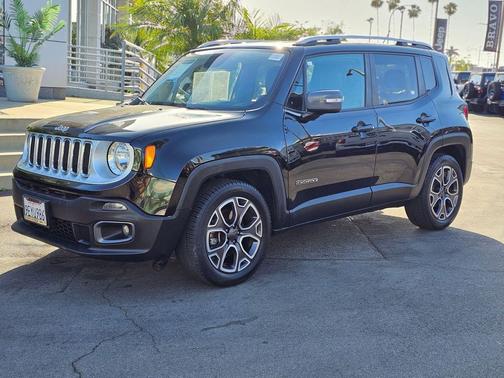 Black 2017 Jeep Renegade Limited