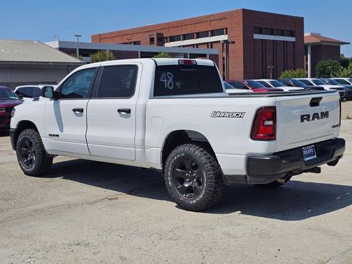 Bright White Clearcoat 2026 RAM 1500 Warlock Crew Cab 4x4 5'7' Box