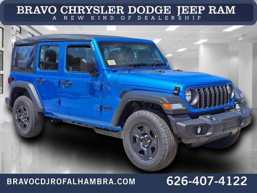 Hydro Blue Pearlcoat 2026 Jeep Wrangler Sport