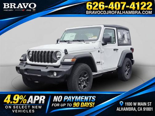 Bright White Clearcoat 2026 Jeep Wrangler Sport