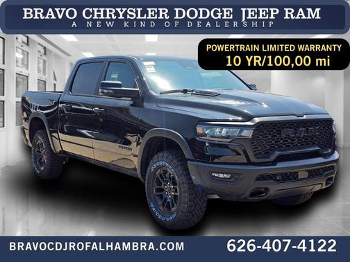 Diamond Black Crystal Pearlcoat 2026 RAM 1500 Rebel