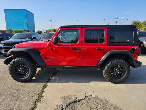 Firecracker Red Clearcoat 2026 Jeep Wrangler Willys