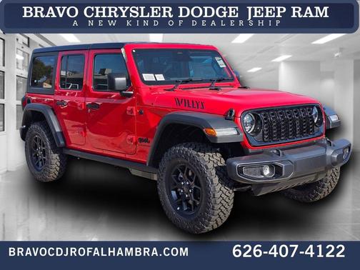 Firecracker Red Clearcoat 2026 Jeep Wrangler Willys